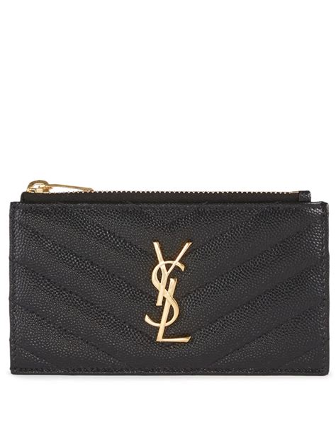 the real real ysl card holder|ysl card holder .